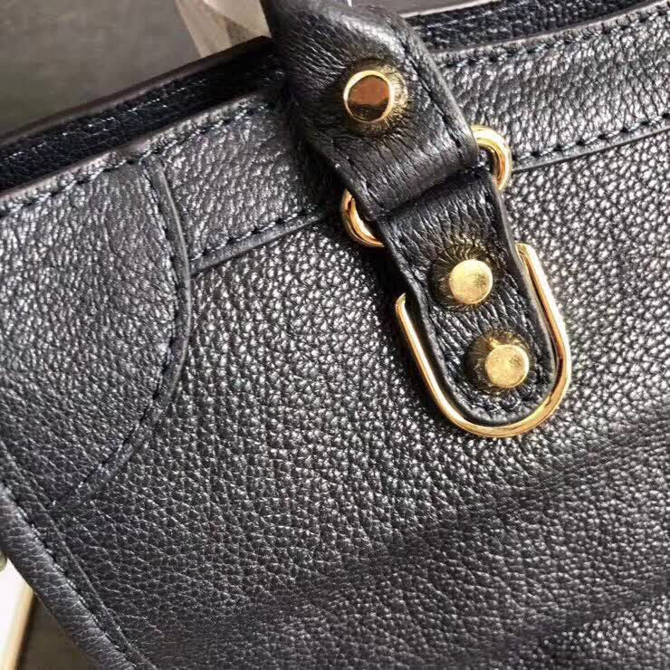 BALENCIAG巴黎世家 機車包 30cm原版山羊皮配金邊 手提肩背斜挎包  BL1379